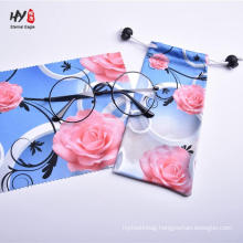 High quality microfiber pouch soft cloth cleaning storage bag